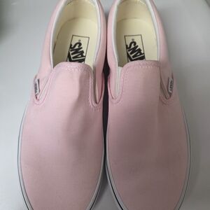 Vans Kids Slip-On Canvas Shoes - Pink